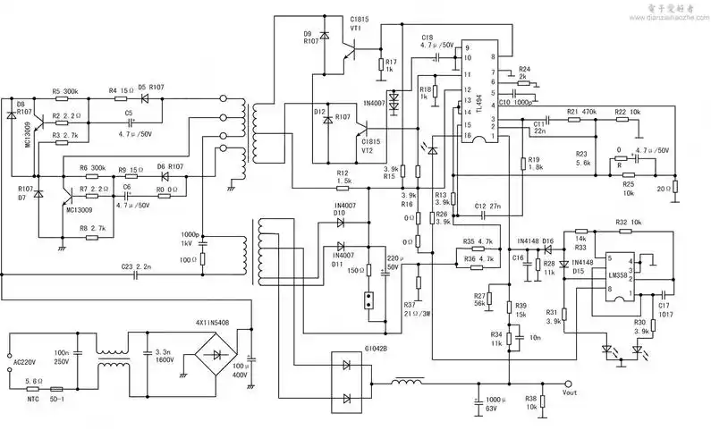 电动车充电器电路图集