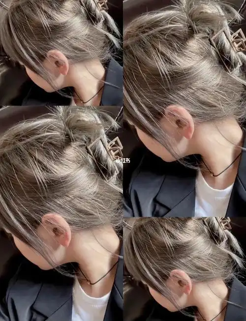 染头发一定要染的颜色珍珠米灰色武汉染发