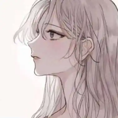 动漫女生头像高冷侧脸冷酷忧伤二次元女生头像