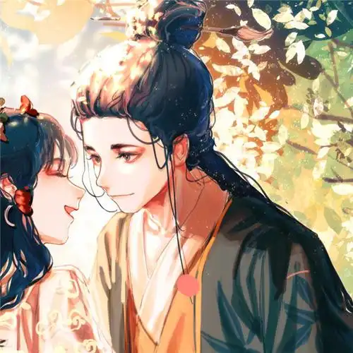 动漫cp古风情侣头像一对两张图片