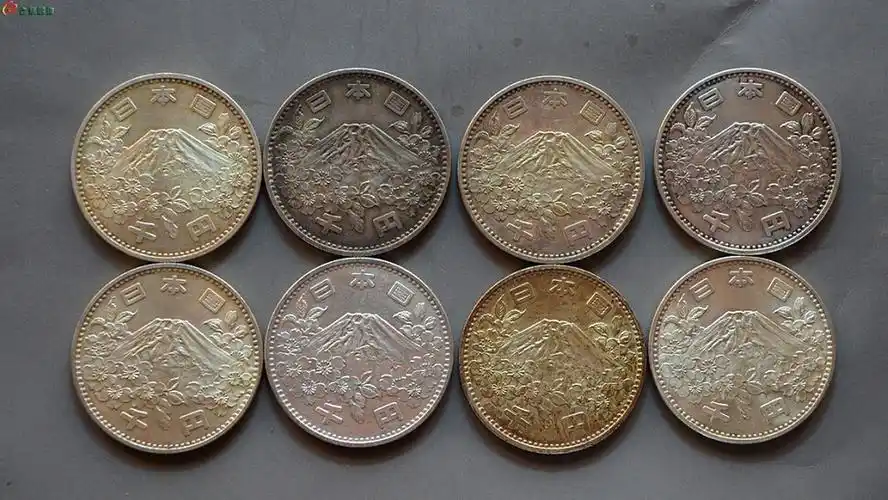 日本富士山奥运银币8枚