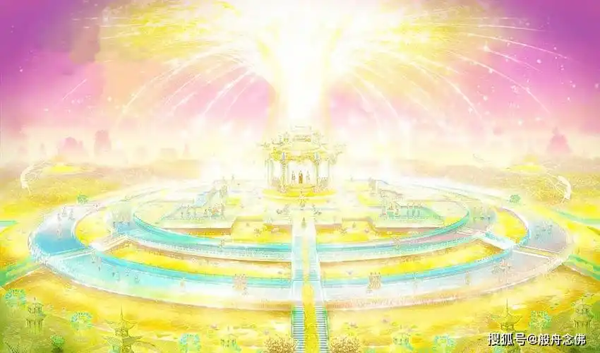 牟尼佛给我们描述了一部极乐世界的泉池立体交响图_七宝_池子_自然