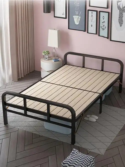 折叠床午休单人床实木床板1.