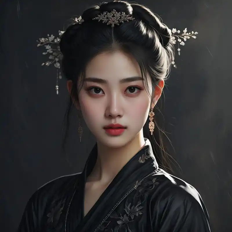 94黑衣女神,高冷头像首选94 想要一个神秘又高冷的头像吗?