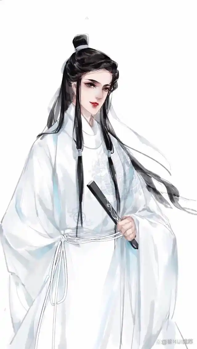 古风美男壁纸 翩翩白衣少年郎