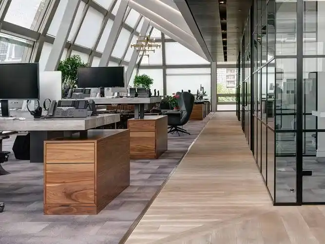 田园风高端办公室设计案例-投资公司