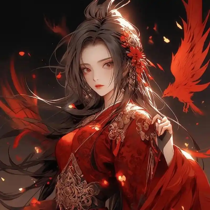 两组超有反差感的古风女生闺蜜头像 676767 #古风头像# #古风小