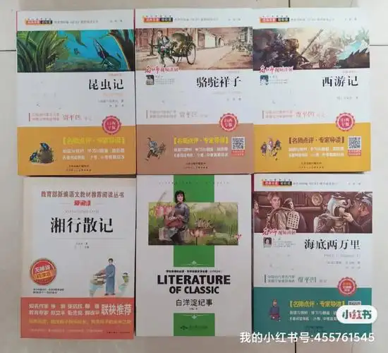 毕业卖书,初中三年一定会用到的名著,全部5r