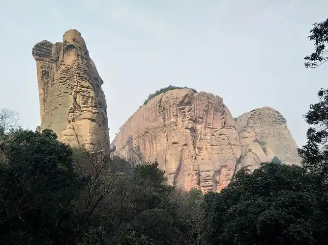 2021,1,16日游览江西弋阳龟峰风景区.