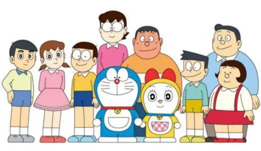 哆啦a梦全家福