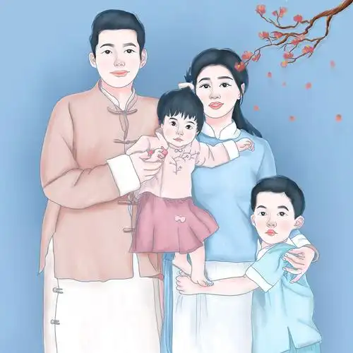 简单清爽风温馨四口之家