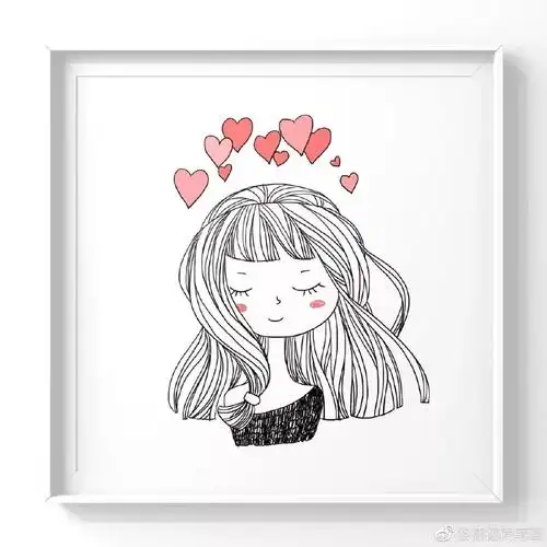 3分钟教会你这些超简单可爱又清新的小女孩简笔画,这波教程真给力,附