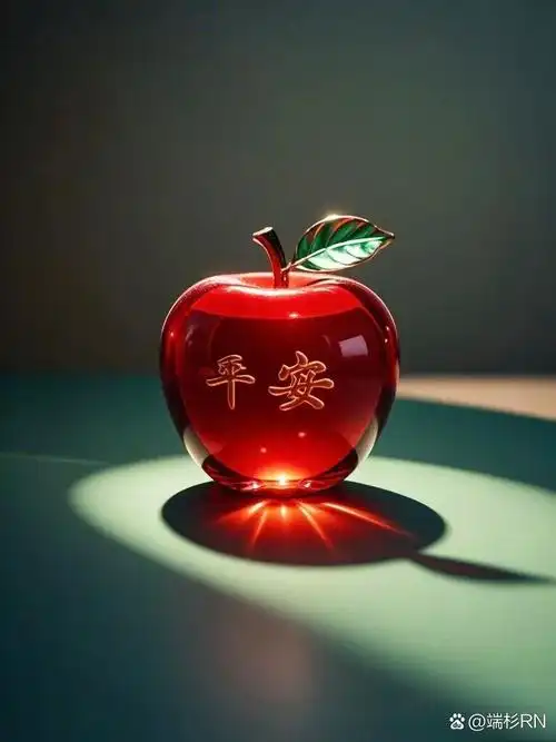 我收到了一个特别定制的平安苹果,它象征着健康与幸福,真是太让人开心