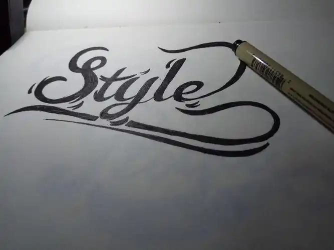 英文花体no5弘后字设