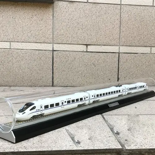 187和谐号复兴号crh233a火车模型时速动车组金凤凰蓝海豚