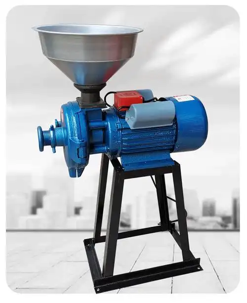 干湿两用家用磨粉机豆腐肠粉磨浆机小型小钢磨玉米粉碎机打米浆机150