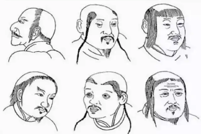 古代男子发型发展过程,除了元朝造型奇葩,其它都还好 - 男子古风发型