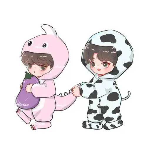 q版约稿  #客单展示  #接稿接稿  #稿件展示  #祺鑫