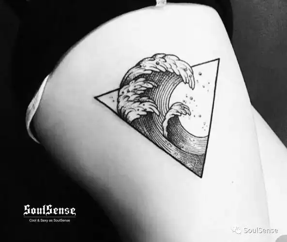 soulsense纹身海浪纹身让你的思绪更加宽阔