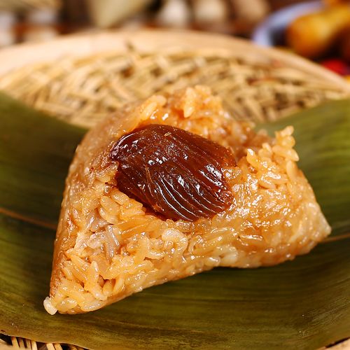 郑永丰紫米蜜枣粽子农家手工新鲜红豆甜粽素粽温州特产嘉兴味礼盒4个