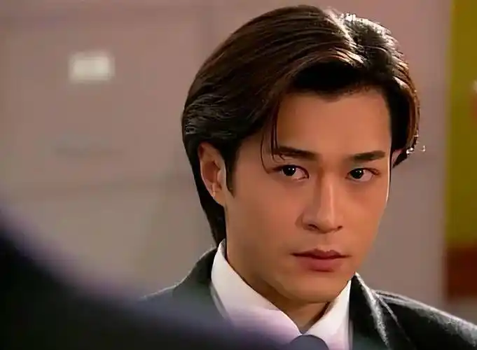 1996年,古天乐在《天地男儿》扮演银行世家公子哥叶承康,英俊多金又