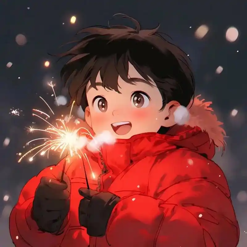 2024最流行的头像卡通 [2021]可爱头像|2024跨年头像,红红火火  [小