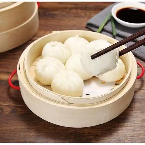 杭州小笼包竹蒸笼竹制蒸笼竹笼屉包子蒸笼带耳嵊州小笼包外18内16