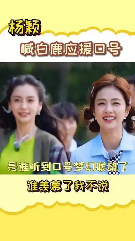 baby姐喊白鹿的应援口号,是谁梦幻联动了9802.白