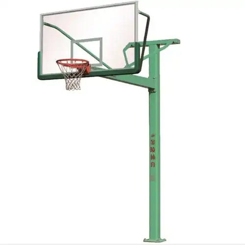 金陵体育篮球架 成人标准比赛固定单臂室内外篮球架gdj-1ab