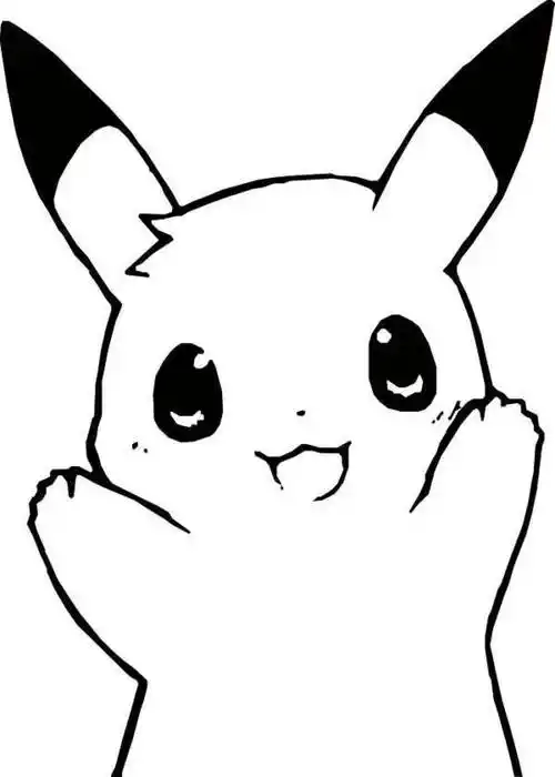 皮卡丘简笔画蠢萌最萌萌萌哒皮卡丘动漫人物简笔画动漫人物皮卡丘简笔