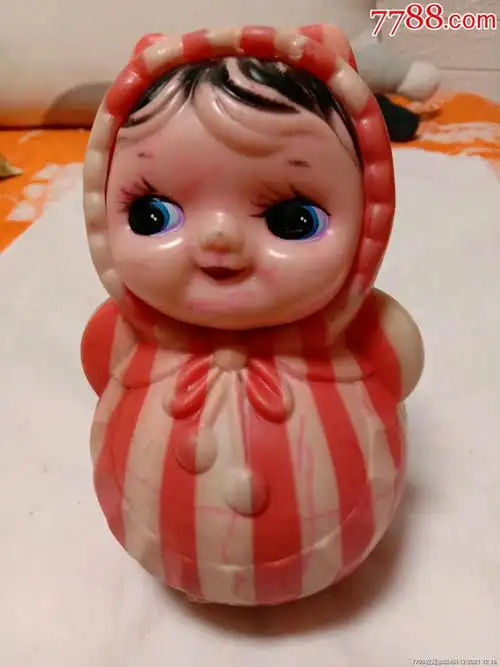 怀旧老玩具不倒翁娃娃品差见图见描述