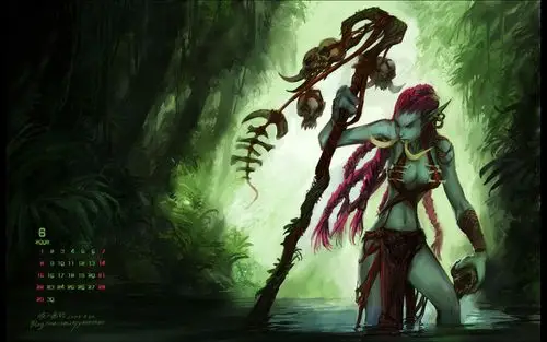 求魔兽世界巨魔的宽屏壁纸,要宽屏!