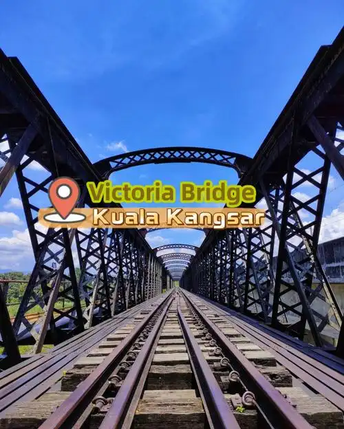 霹雳州百年历史的维多利亚铁桥