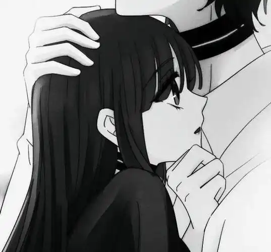 (情头)黑白动漫情侣头像系列_网易订阅