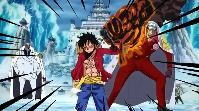 海贼王:青雉骑单车登场不过如此?不同大佬的霸气登场名场面!