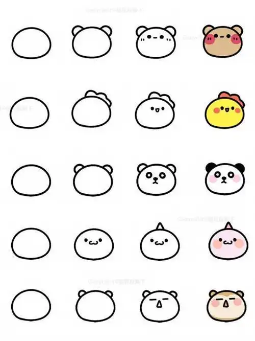 手帐入坑记高颜值超可爱的简笔画大全少女心