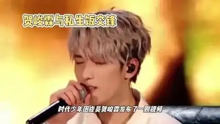 贺峻霖与私生饭交锋