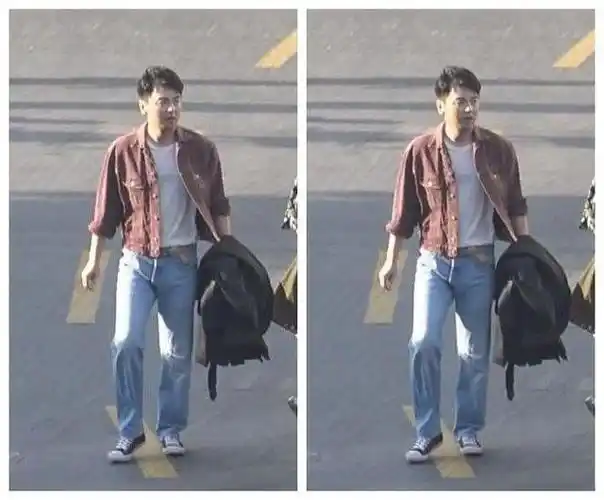 雷佳音终于穿对了一回,夹克外套搭配牛仔裤,大叔嫩成小鲜肉!