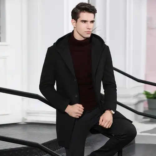 雅鹿男装yaluuomo男士大衣