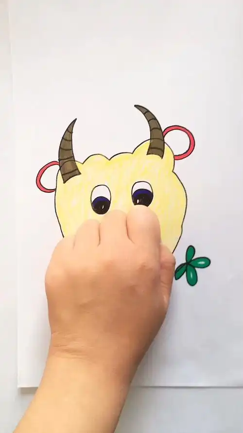 [简笔画]一起来画大牛头!超级简单