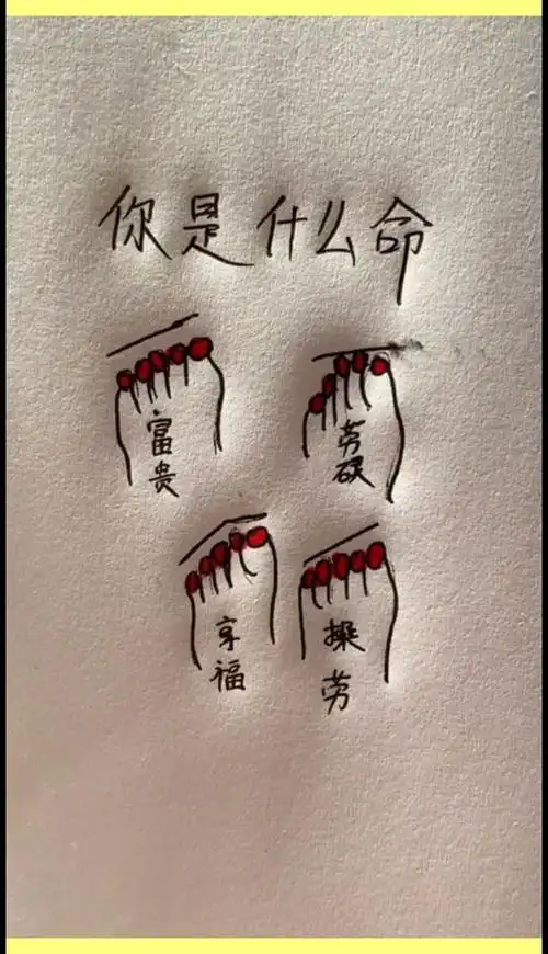 看脚趾就知道你是什么命.难道你不想知道吗?
