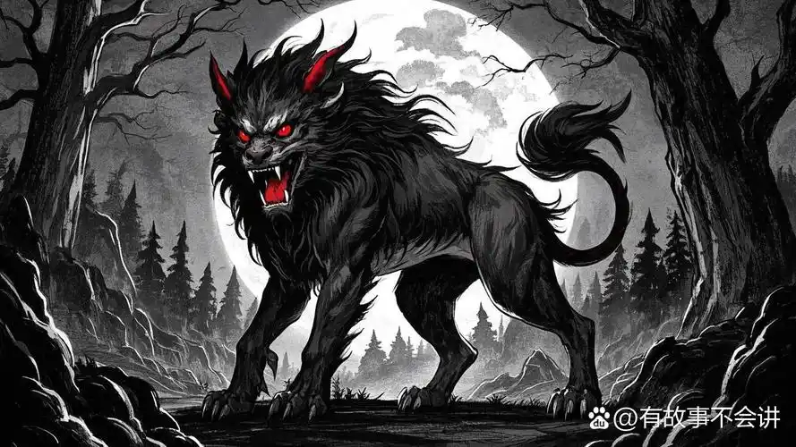 它的外形:形状像白猿,脑袋白色,尾巴红色,全身覆盖灰白毛发,面部和