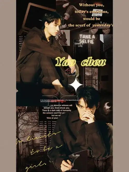 姚琛自制壁纸超