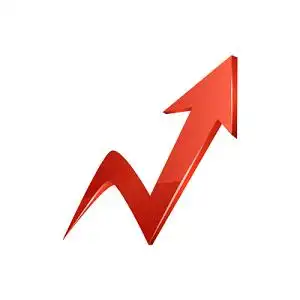 箭头png素材金色卡通手绘2021新春元旦跨年创意素材橘色箭头几何箭头