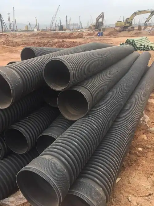 hdpe双壁波纹管海牛建材市政排水排污