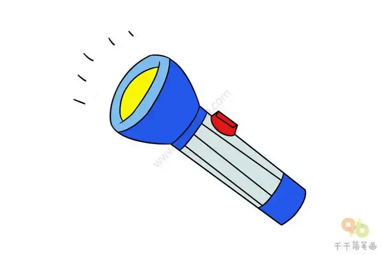 教你画手电筒简笔画步骤图