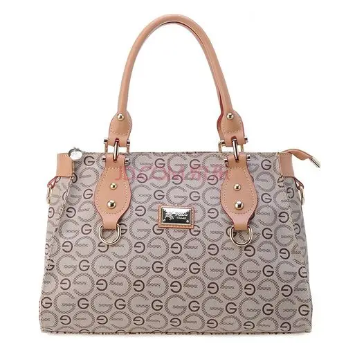 保罗威特polovillae 时尚简约手拎字母印花女包ppcotpbeh2038300米咖