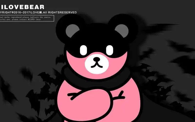 可爱卡通luca熊高清电脑壁纸