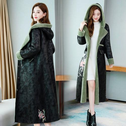 遮肚子显瘦长袖冬季毛呢外套冬天衣服35至25到30岁40穿少妇女装