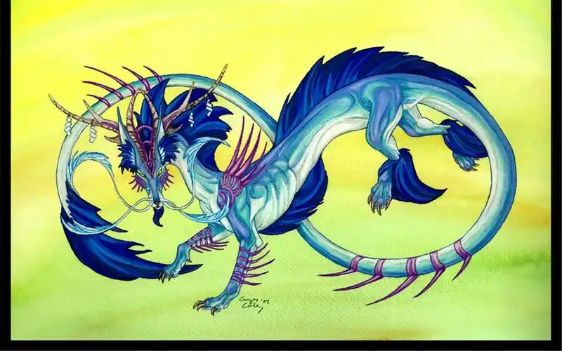 十二生肖龙古风唯美图片桌面壁纸